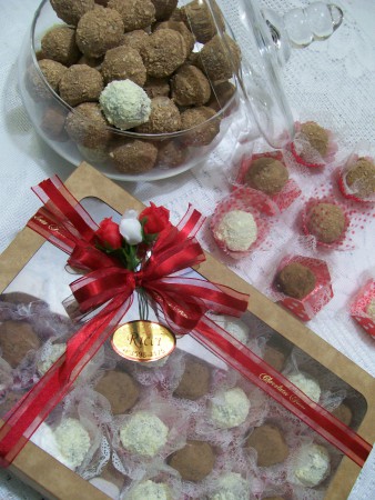 Caixa de trufas